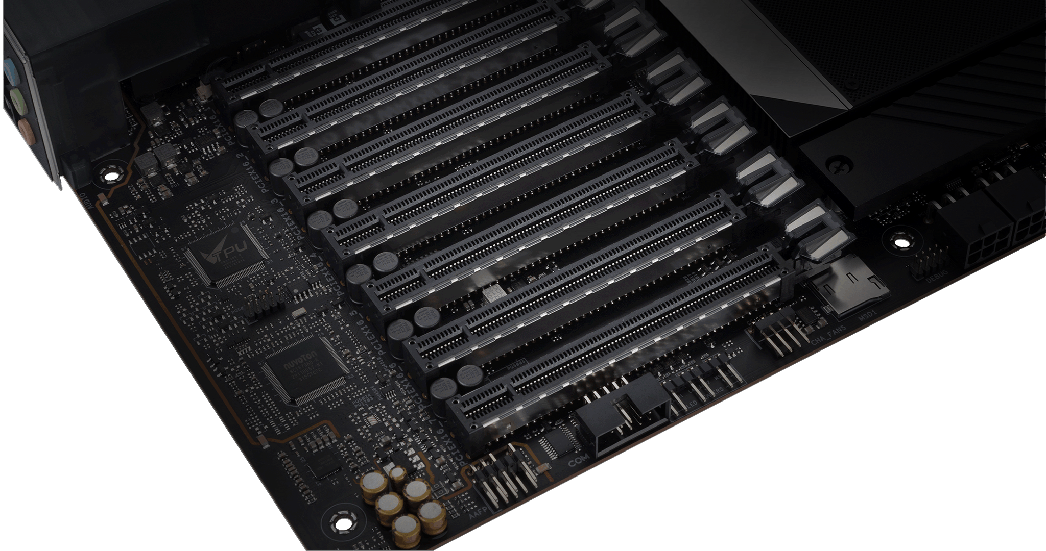 Safeslot design on motherboard